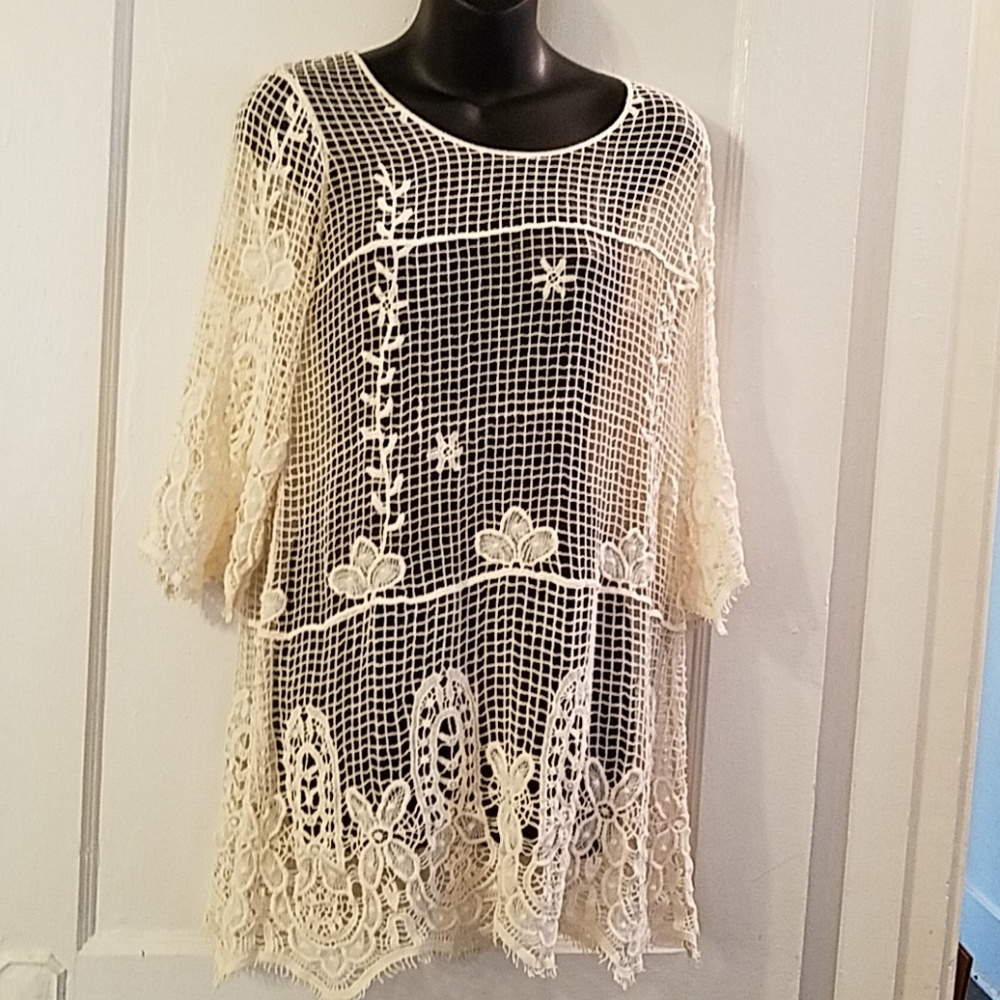 Gorgeous lace cover up.